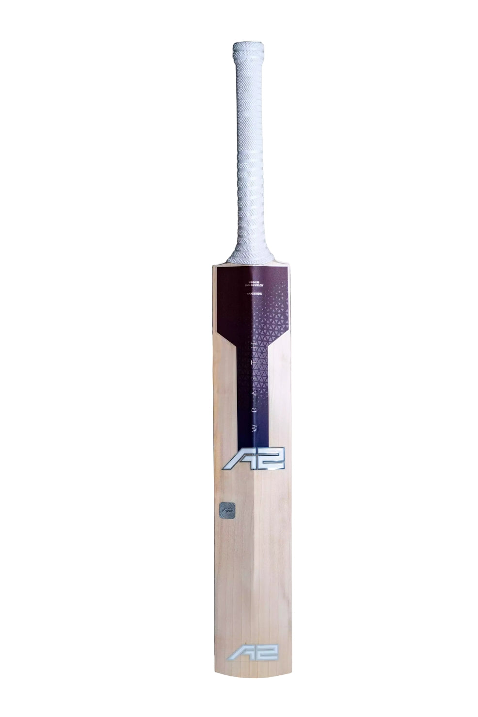 Grade 1 English Willow Cricket Bat - Adult Short Handle (Plain, No Stickers) 1200g