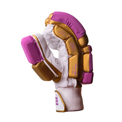 Cricket Batting Gloves - SplitX - Gold & Purple