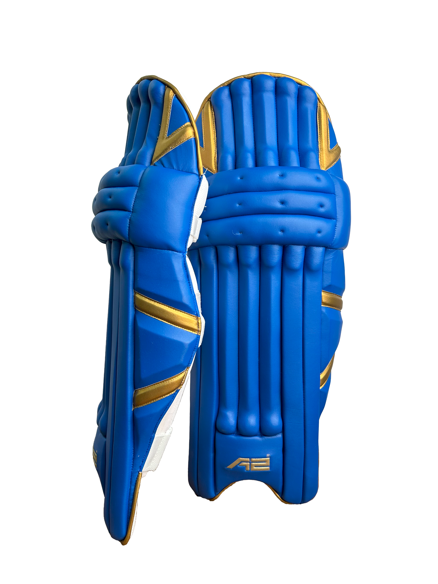 Cricket Batting Pads - Blue & Golden