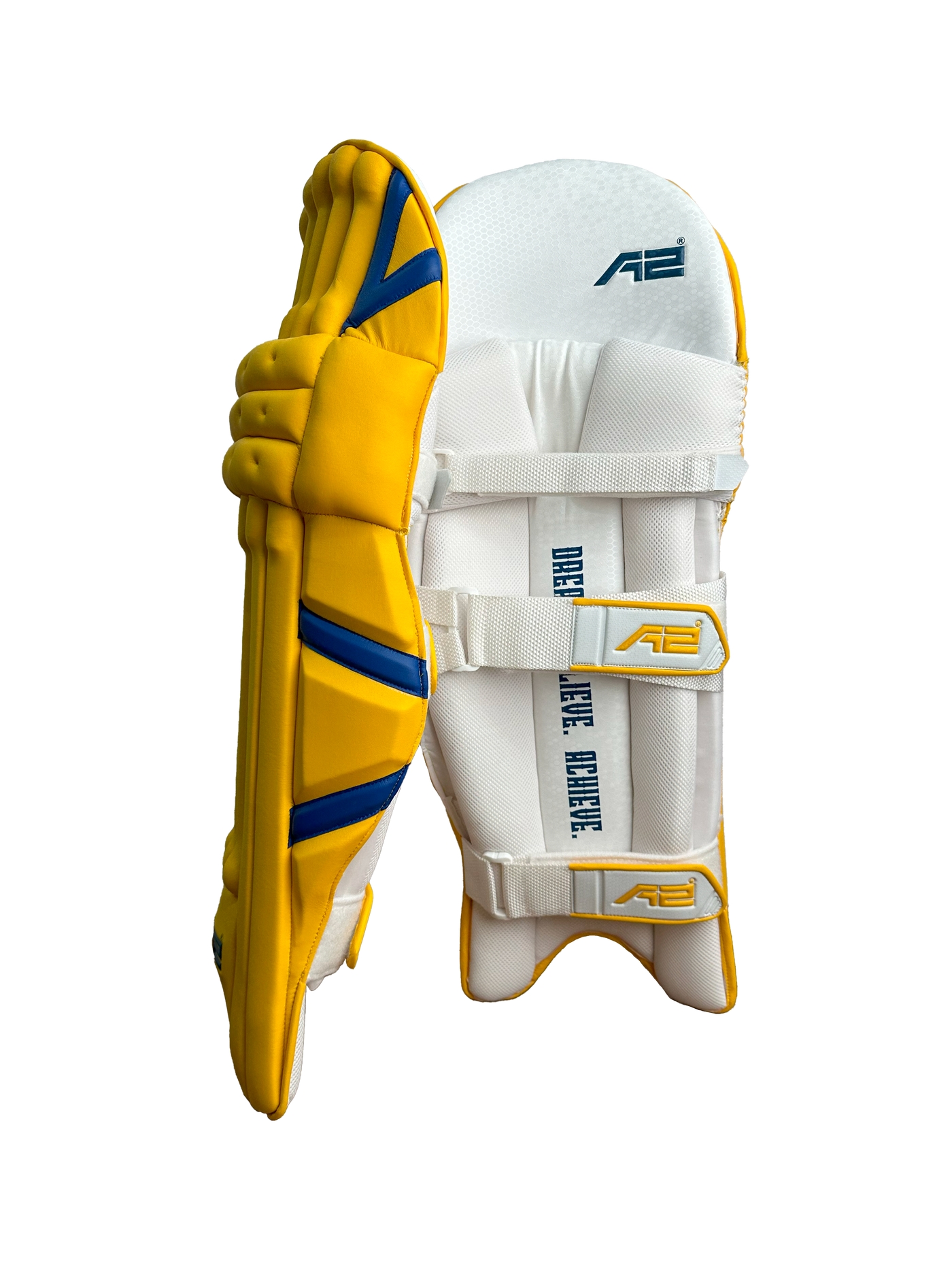 Cricket Batting Pads - Yellow & Blue