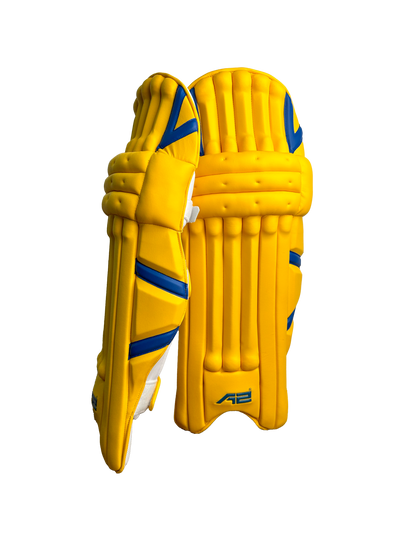 Cricket Batting Pads - Yellow & Blue