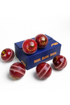 4 Piece Leather Cricket Ball - T20 Red (Box of 6 balls)