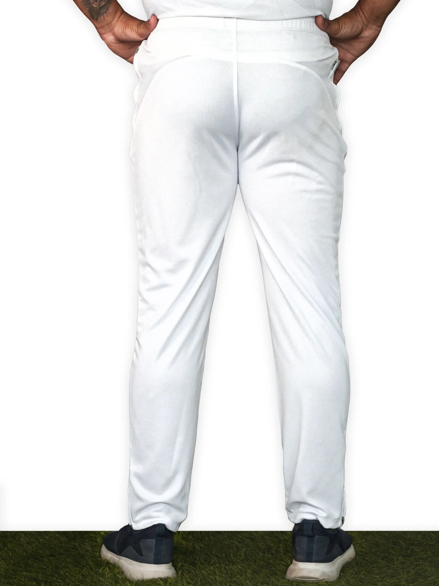 Solid White Cricket Match Pants