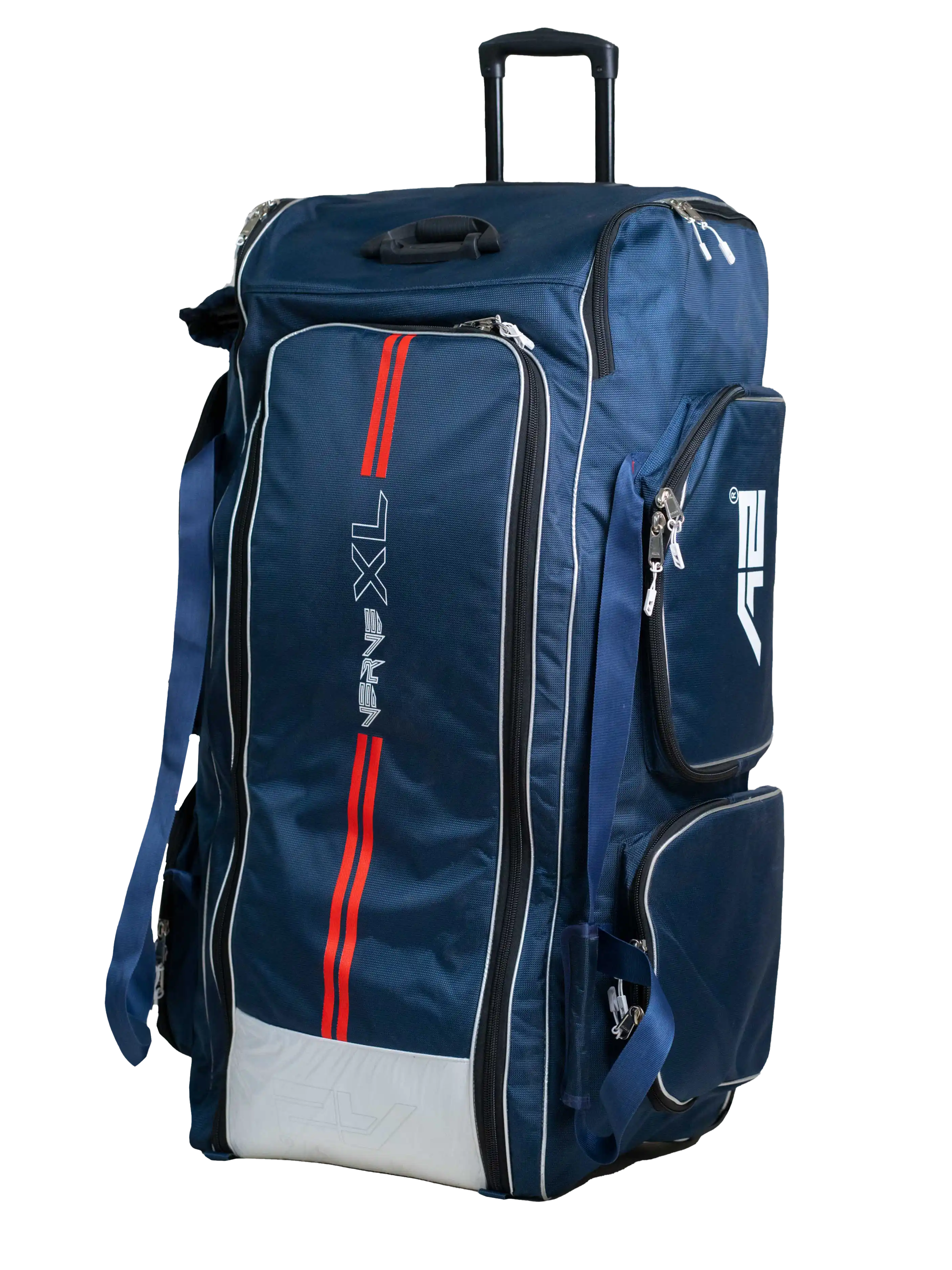 Zipper Blue SS Ranger Cricket Kit Bag, Size: Full