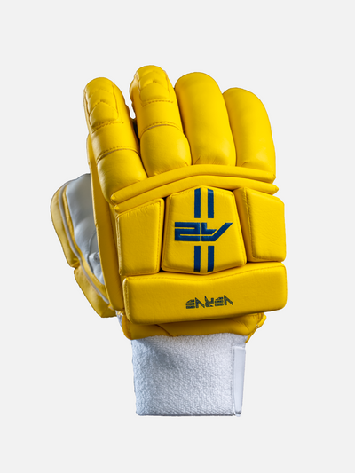 Yellow Cricket Batting gloves