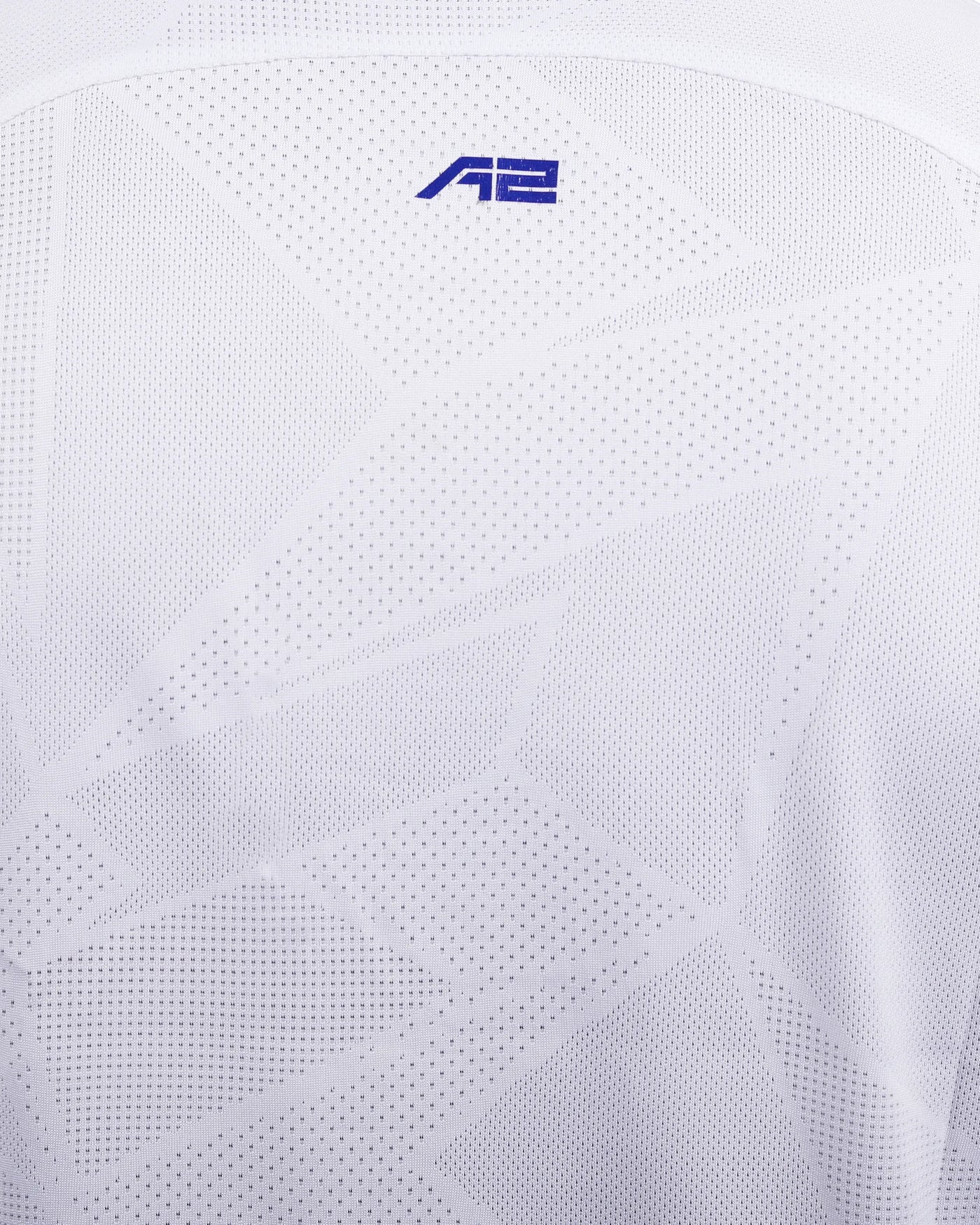 White Jacquard Cricket Match Shirt
